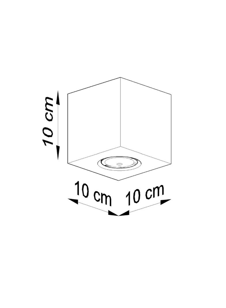Sollux Plafon QUAD naturalne drewno SL.0493