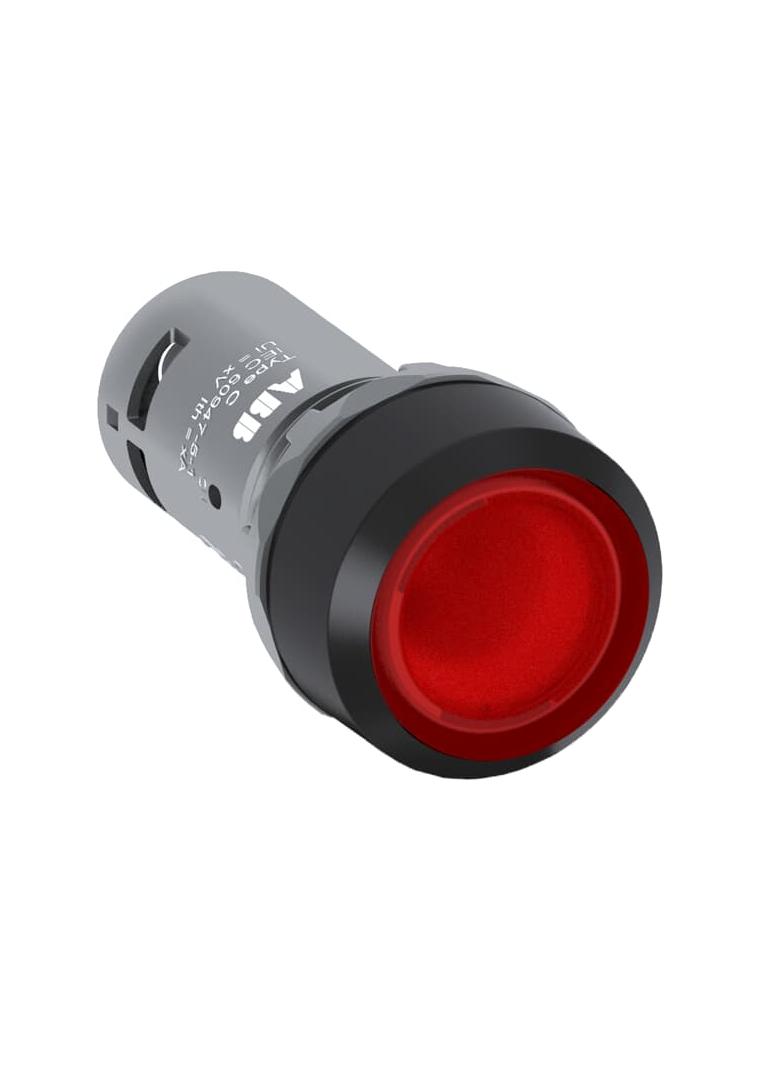 Przycisk bistabilny wklęsły 1N0 czerwony CP2-13R-10