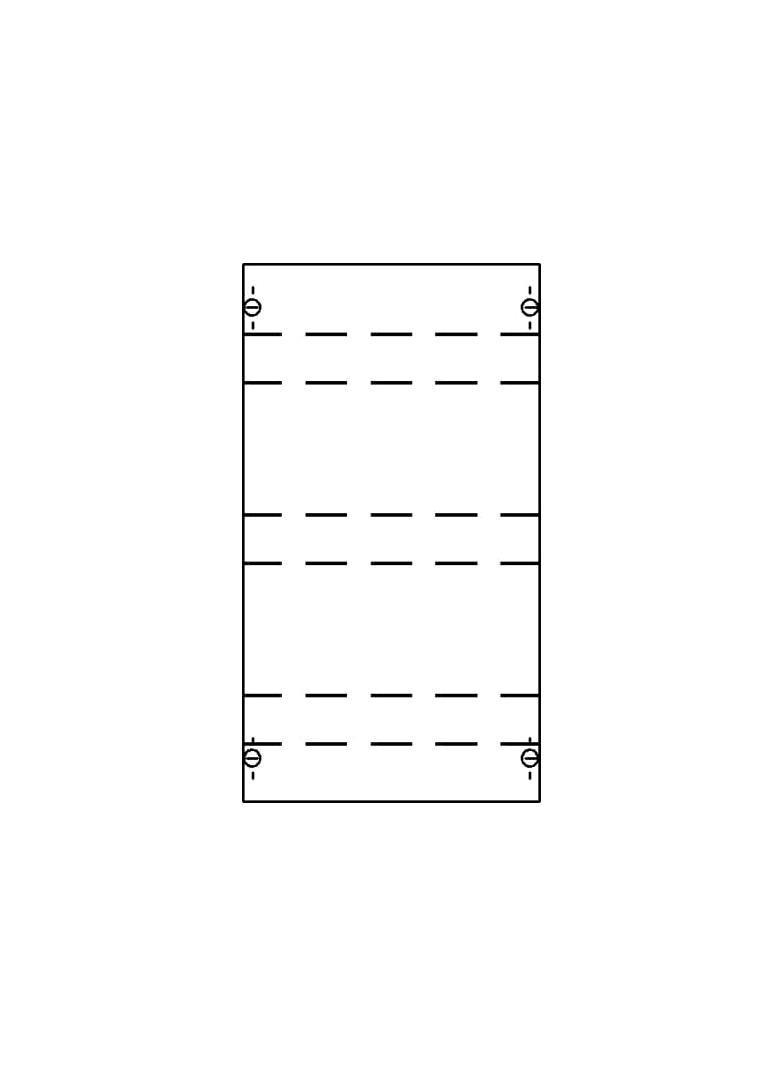 MBK108K Zestaw moduł pod zaciski na szynę DIN (do samodzielnego montażu)