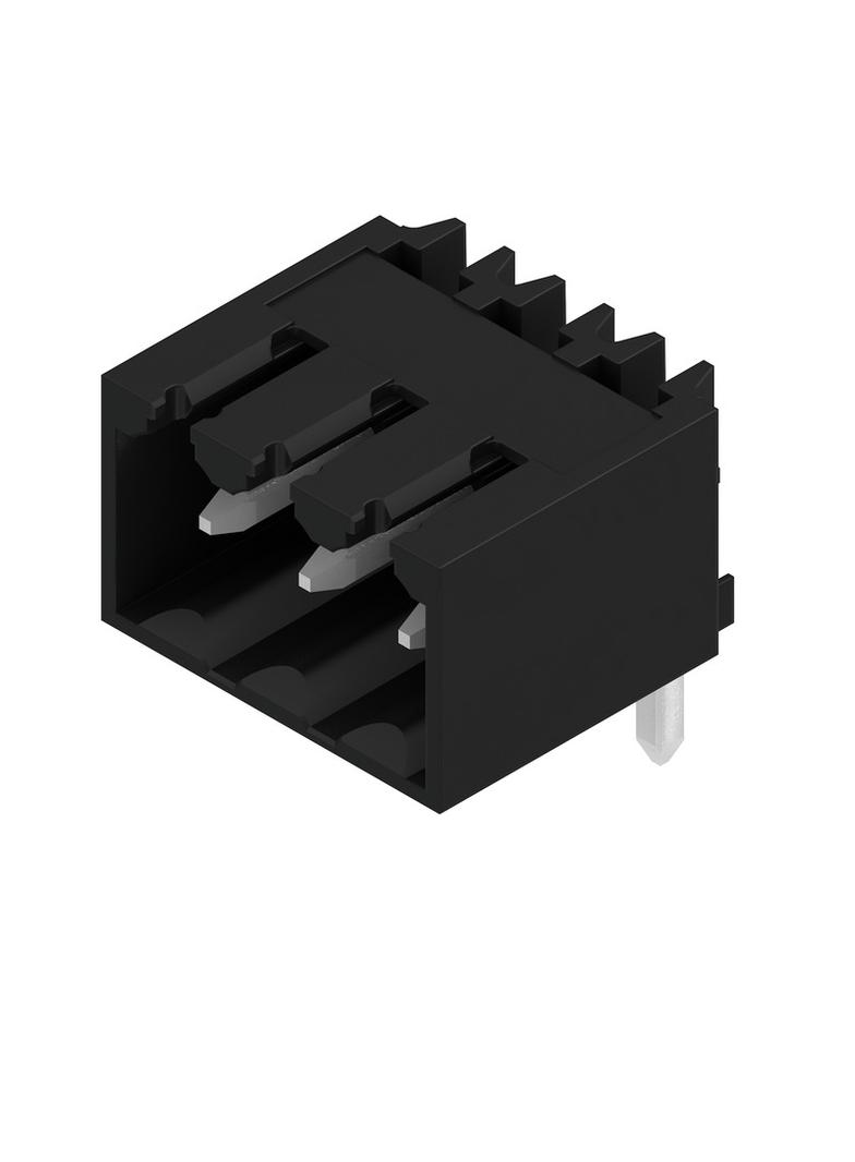 SL 3.50/03/90G 4.5SN BK BX Wtyki PCB (złącza płyty), 3.50 mm, Liczba biegunów: 3, kąt odejścia: 90° /100szt./ 1615420000 WEIDMÜLLER