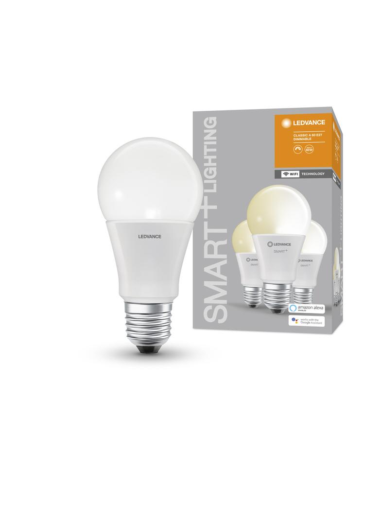 Lampa LED SMART+ WiFi Classic A60 DIM 2700K E27 FR 3pack