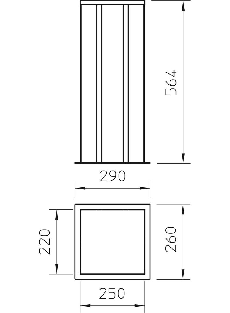 ISSHS6, WNĘTRZE KOLUMNA ZASILAJĄCAJ