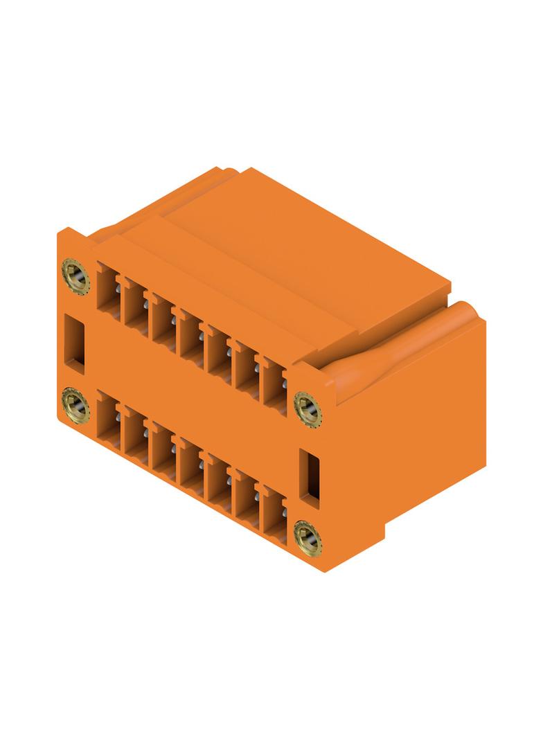 SCD 3.81/14/90F 3.2SN OR BX Wtyki PCB (złącza płyty), 3.81 mm, Liczba biegunów: 14, kąt odejścia: 90° /32szt./ 1973310000 WEIDMÜLLER
