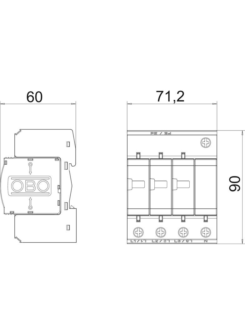 V 10-C/3+NPE, OGRANICZNIK PRZECIWPRZEP. V10-C