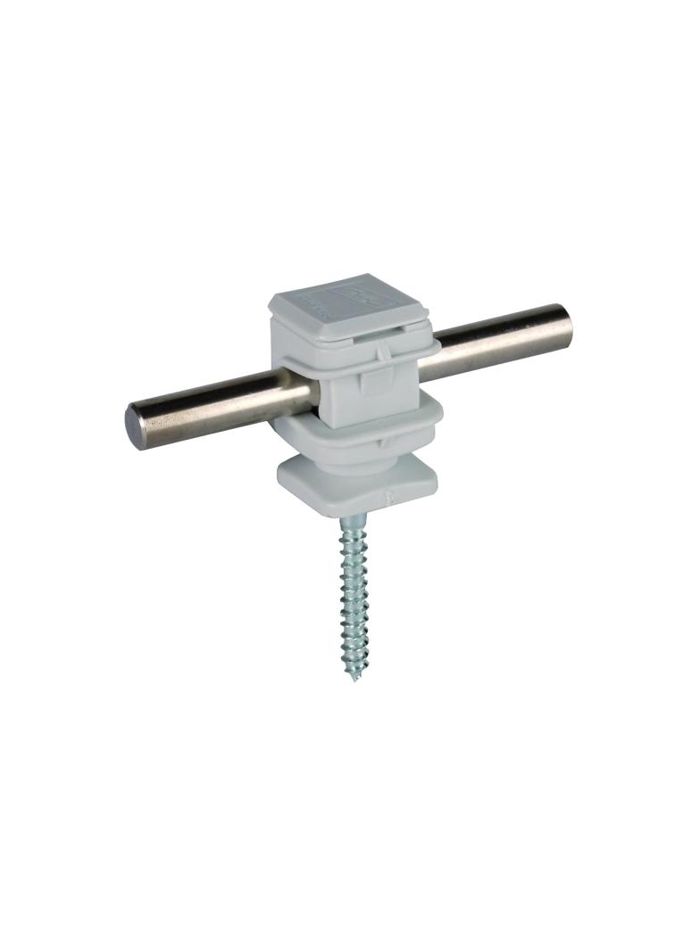 Wspornik DEHNsnap wys. 16 mm, M8, tworzywo, szary