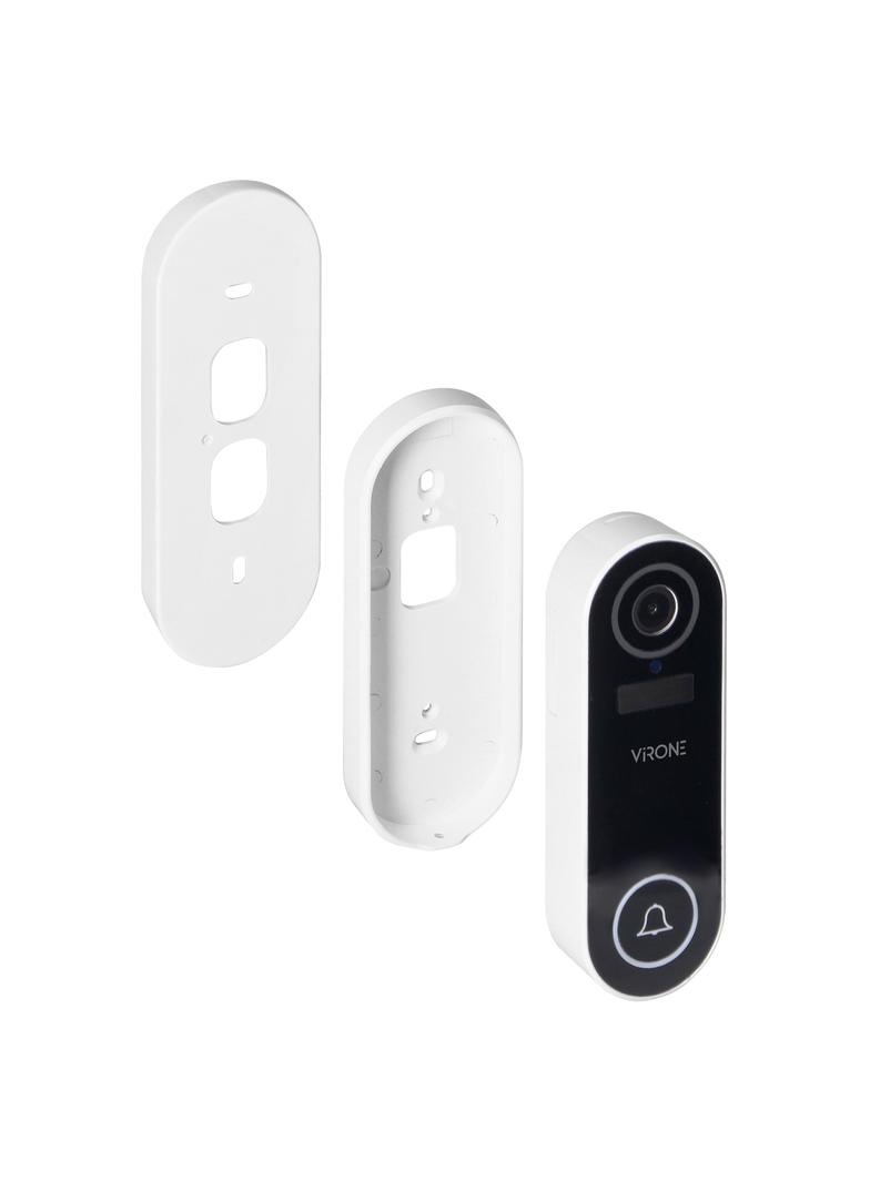 Bezprzewodowy wideo dzwonek LAYO z kamerą wideo Full HD WiFi IP65 akumulator komunikacja ze smar VDB