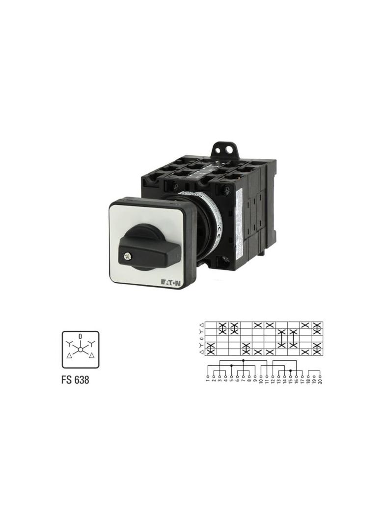 T3-5-15876/Z Łącznik krzywkowy 32A 13kW 019149 EATON