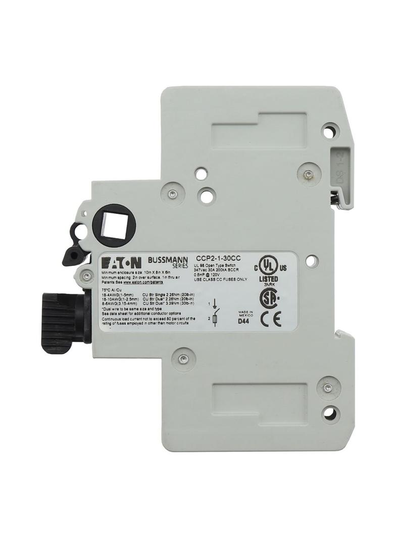 1 Pole Comp Ckt Protect 30A Rozłącznik bezpiecznikowy CCP UL98 30A 1P 60 Hz CC 200kA CCP2-1-30CC EAT