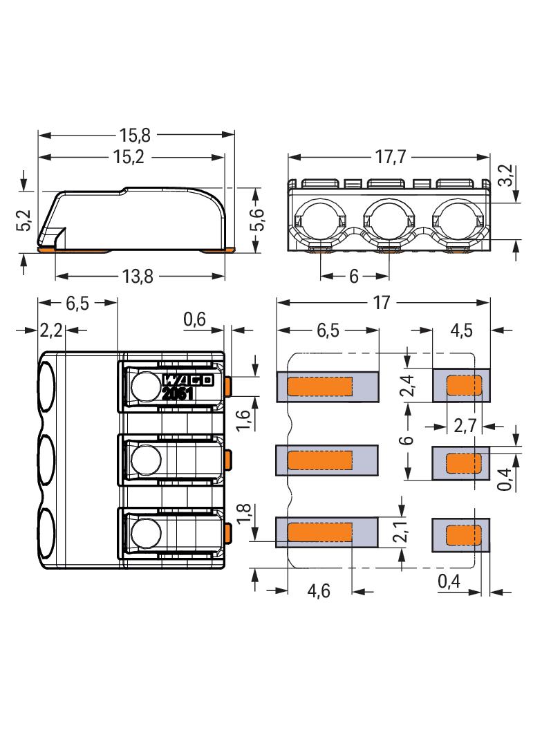złączka SMD do płytek drukowanych