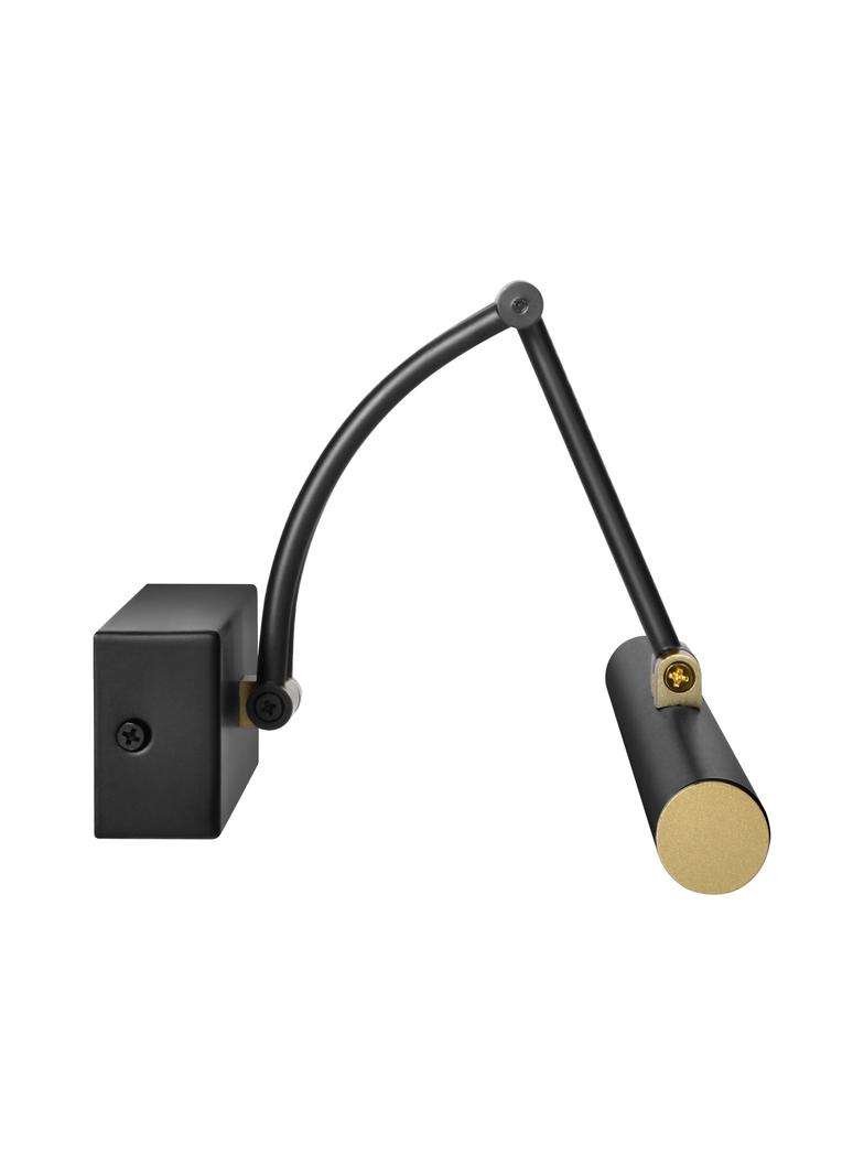 Kinkiet lampa nad lustro RICO LED 7W 770lm 4000K IP44 dł. 40 cm czarna ORNO