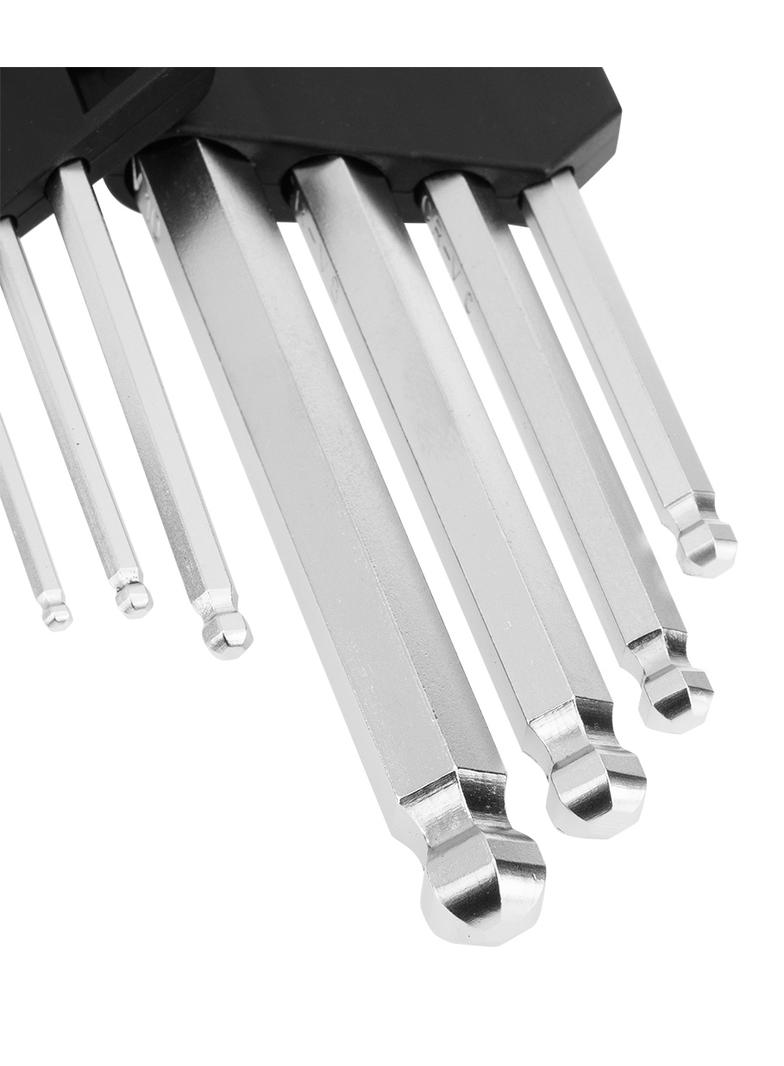 Klucze sześciokątne 1.5-10 mm, zestaw 9 szt.