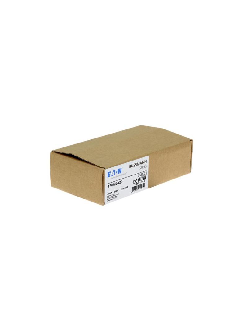 FUSE 450A 690V 1*BN/50 AR UC Wkładka szybka 450A AC 690V rozmiar 1 45x59x51 mm aR I 170M3420 EATON