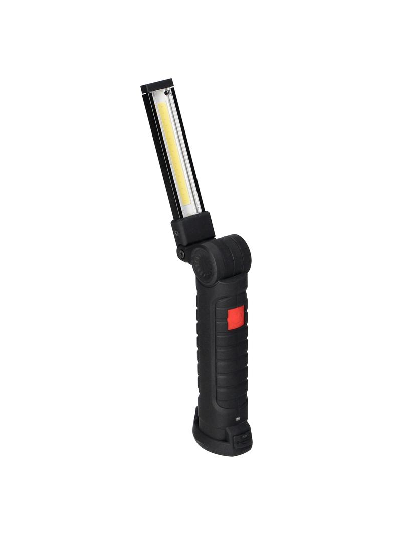 Latarka warsztatowa LED COB 2W, 200lm, 1200 mAh, składana