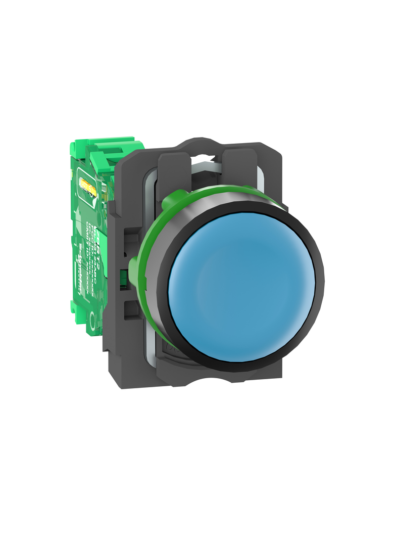 Harmony XB5 Główka bezprzewodowego i bezbateryjnego przycisku z nadajnikiem, Niebieska, Plastikowa