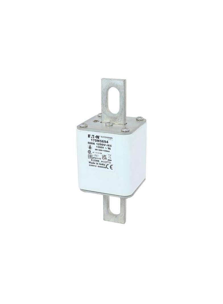 FUSE 500A 1250V 2FU/115 AR CU Wkładka szybka 500A AC 1250V rozmiar 2 61x77x160 mm aR IEC U 170M5694