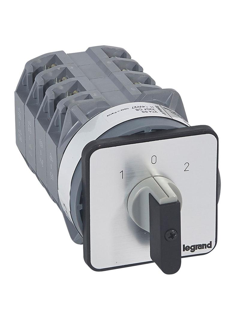 PRZEŁĄCZNIK KRZYWKOWY 0-1-2 PR40 50 A 4P, Legrand