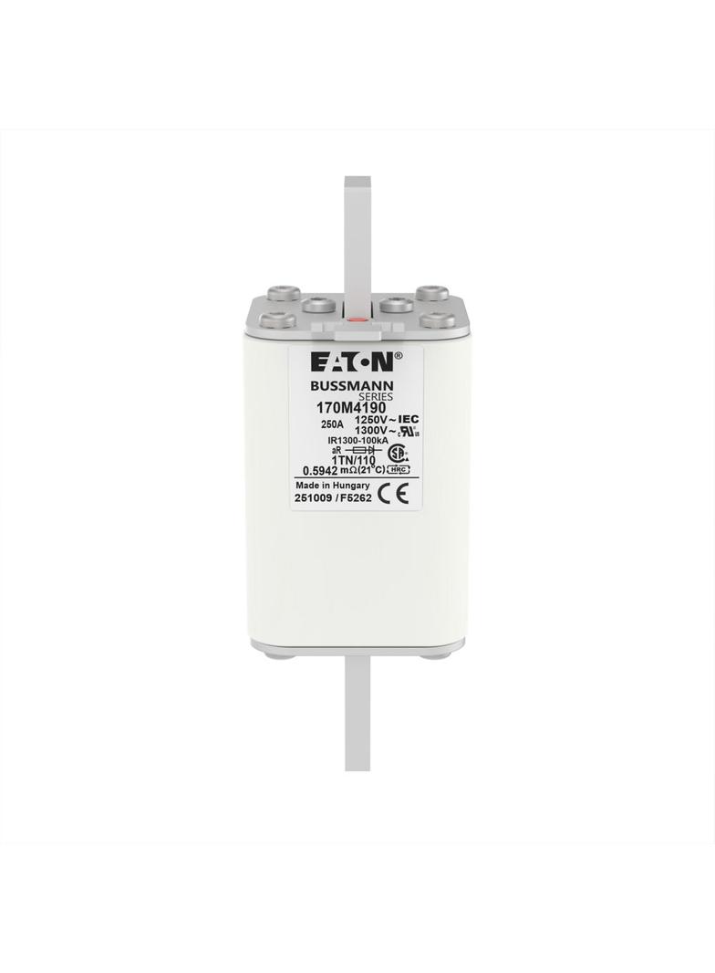 FUSE 250A 1250V 1TN/110 AR CU Wkładka szybka 250A AC 1250V rozmiar 1 53x66x138 mm aR DIN I 170M4190