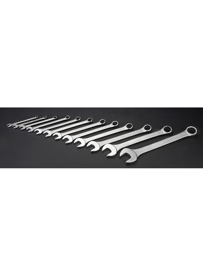 Klucze płasko-oczkowe 6-22 mm, zestaw 12 szt.