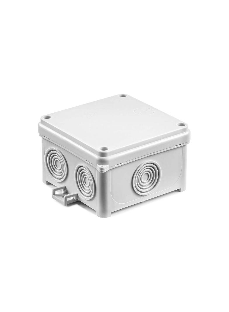 N80x80F Puszka naścienna z dławicą zintegrowaną samozatrzaskowa 83 x 83 x 53mm (pakowanie - w  SIMET