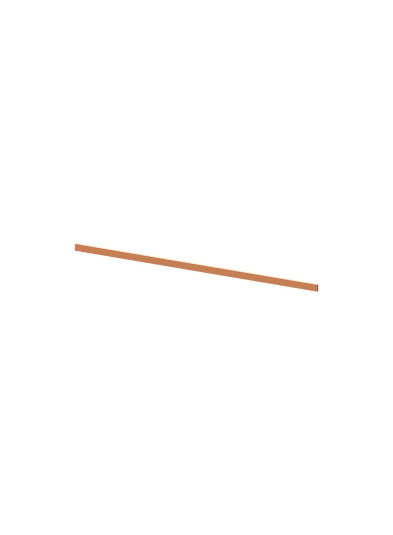 ZX2080 Szyna Cu 30x10mm, L:1195mm