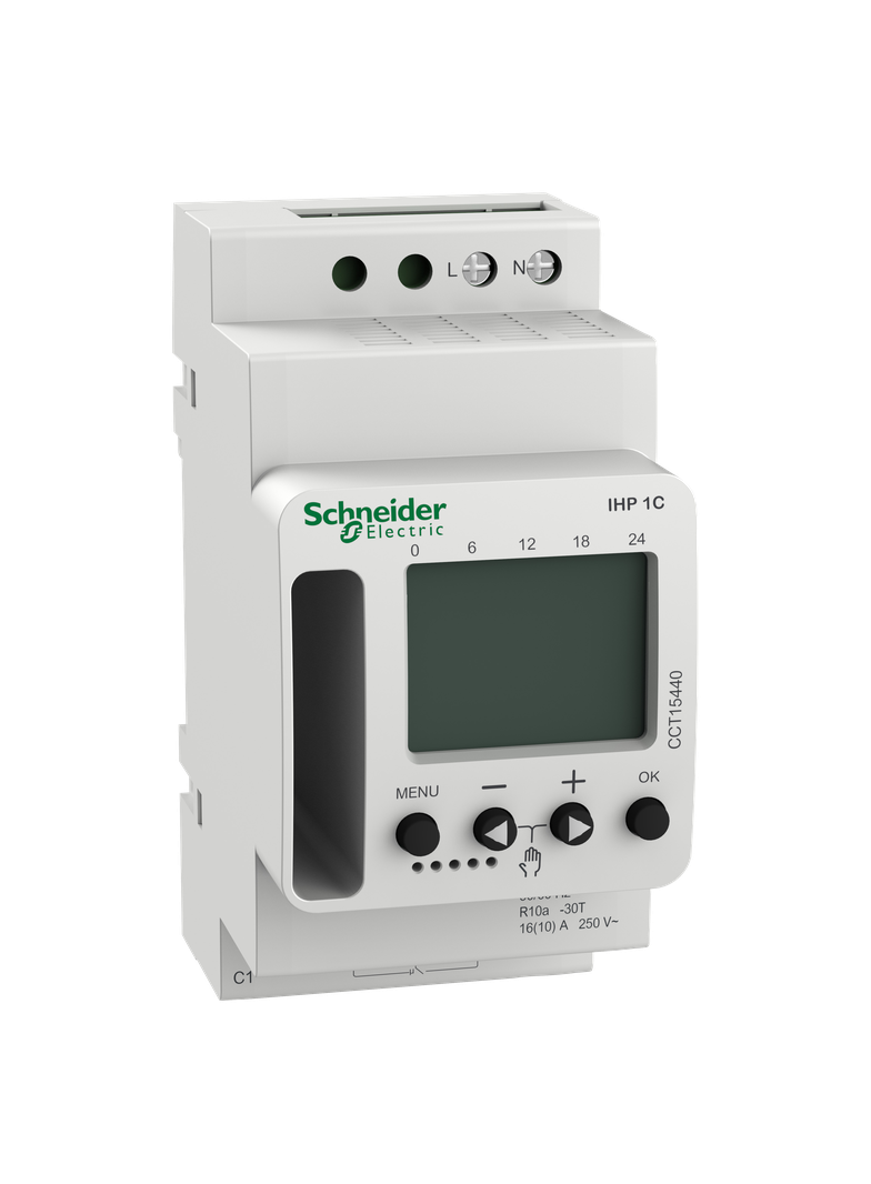 Cyfrowy łącznik czasowy iHP, 1-kanałowy ,z wyświetlaczem LCD, tygodniowy