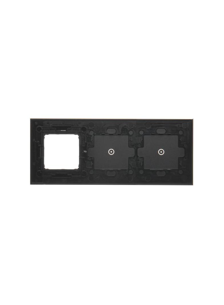 Simon 54 Touch Panel dotykowy S54 Touch 3 moduły 1 pole dotykowe + 1 pole dotykowe + 1 otwór na osprzęt S54 zastygła lawa DSTR3110/73 KONTAKT
