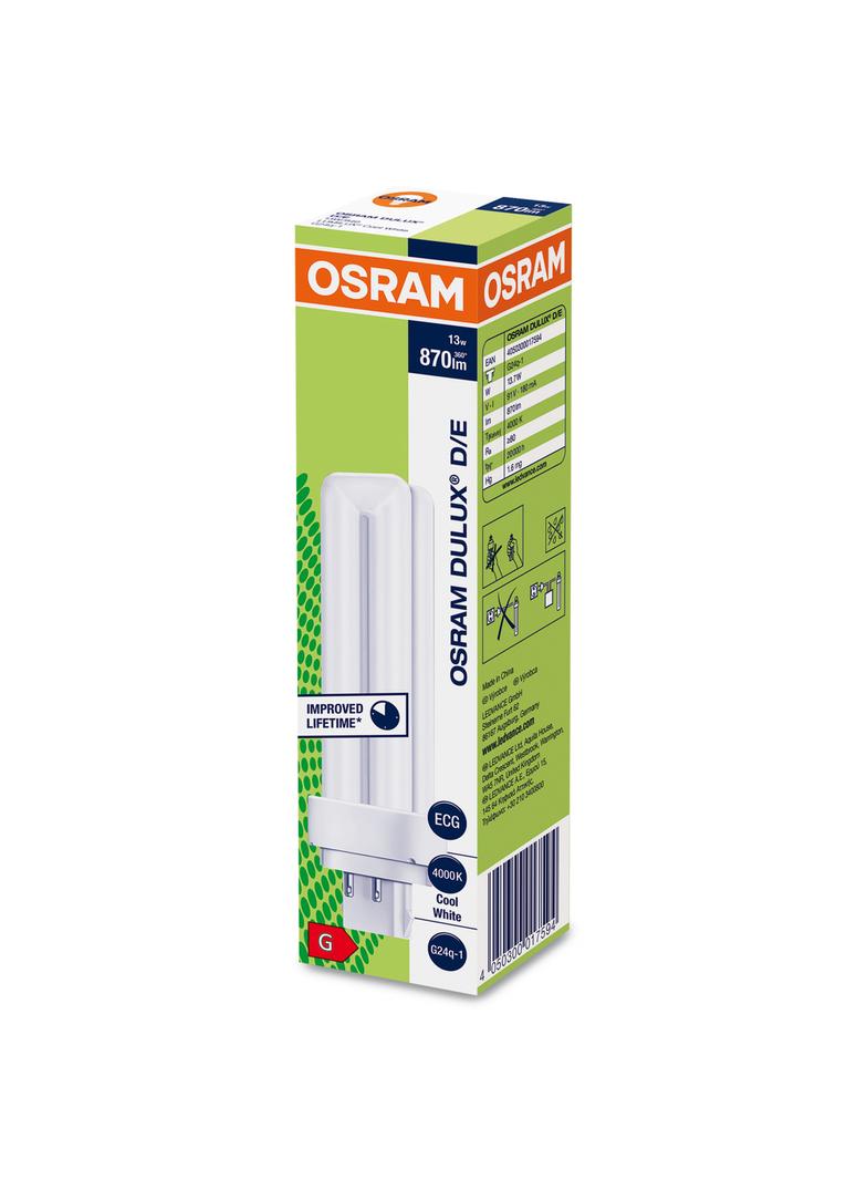 Świetlówka pinowa DULUX D/E 13W 840