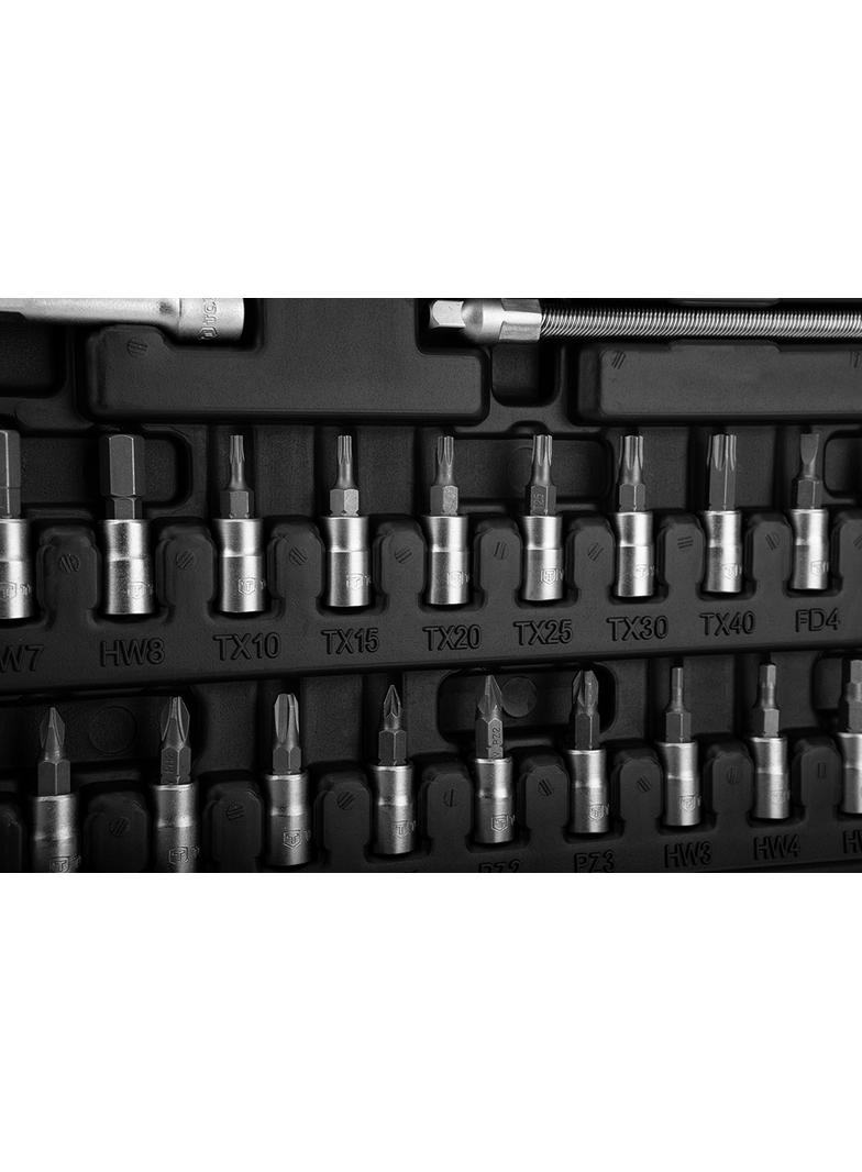 Klucze nasadowe 1/4", zestaw 46 szt.