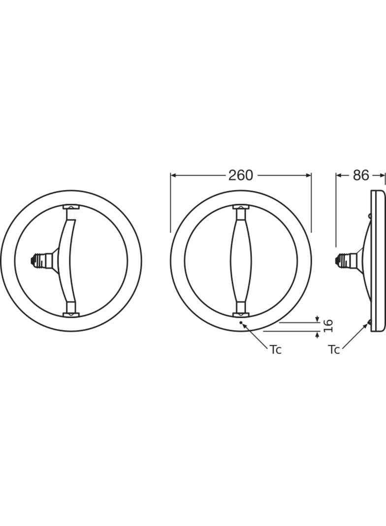 CIRCOLUX FR 100 non-dim 17W 827 E27 LEDVANCE
