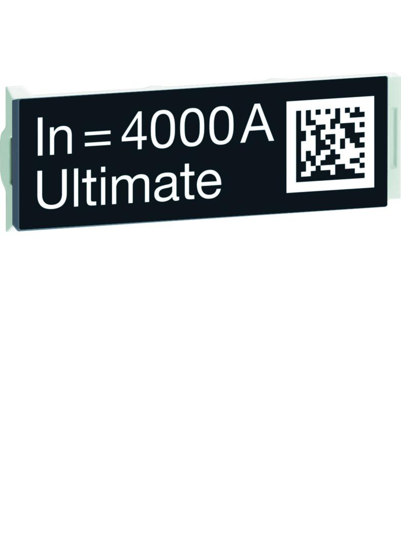 ACB HW4 Wtyczka z oznaczeniem znamionowym wyłącznika 4000A Ultimate HWW733HSA HAGER