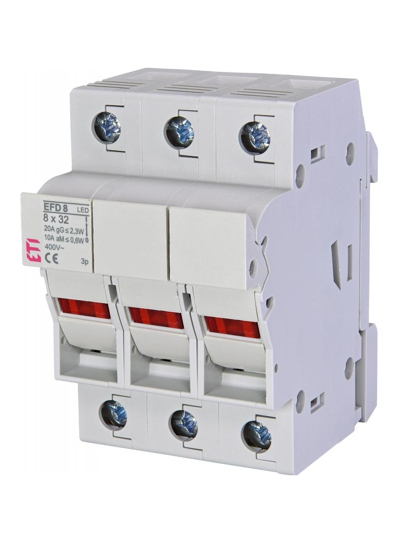 Rozłącznik bezpiecznikowy z adapterem EFD 8 3P LED AD 002520314 ETI