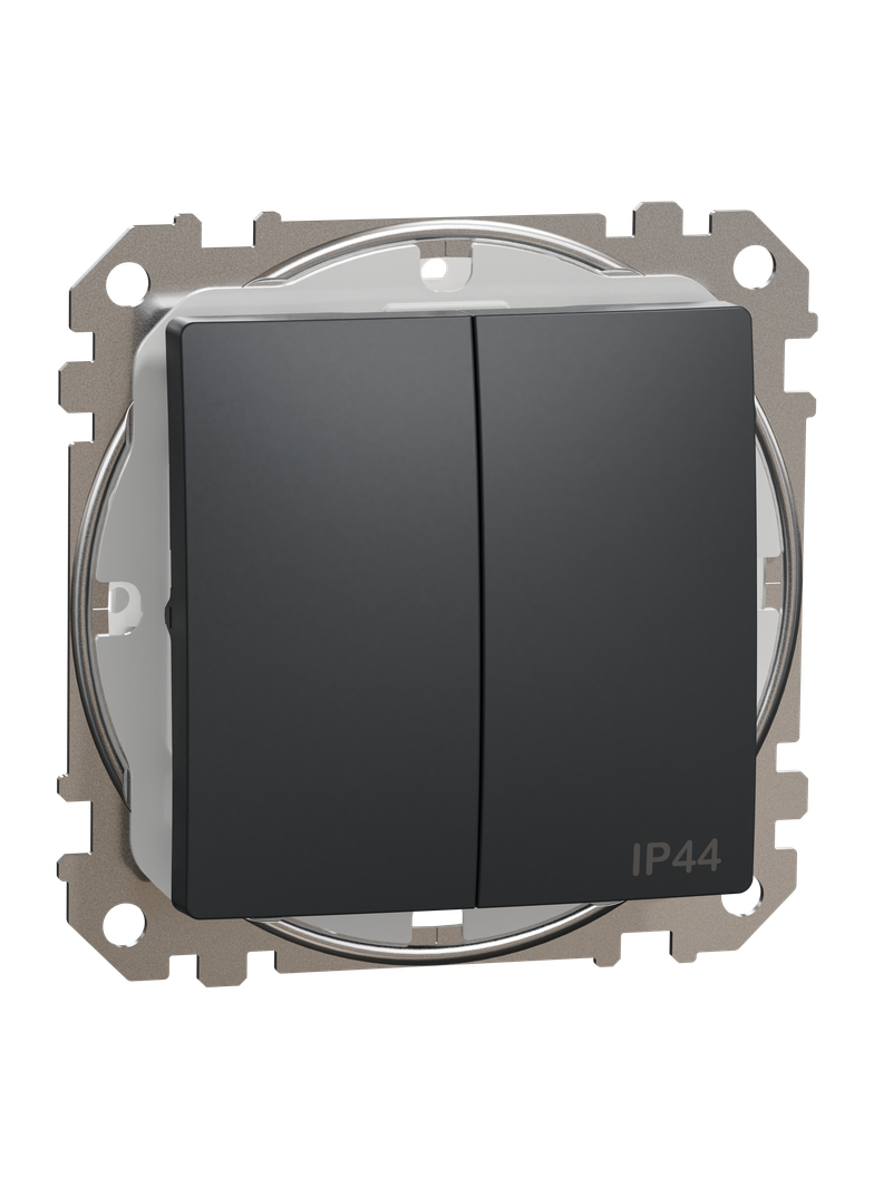 Sedna Design & Elements Łącznik świecznikowy IP44 czarny antracyt SDD214105 Schneider