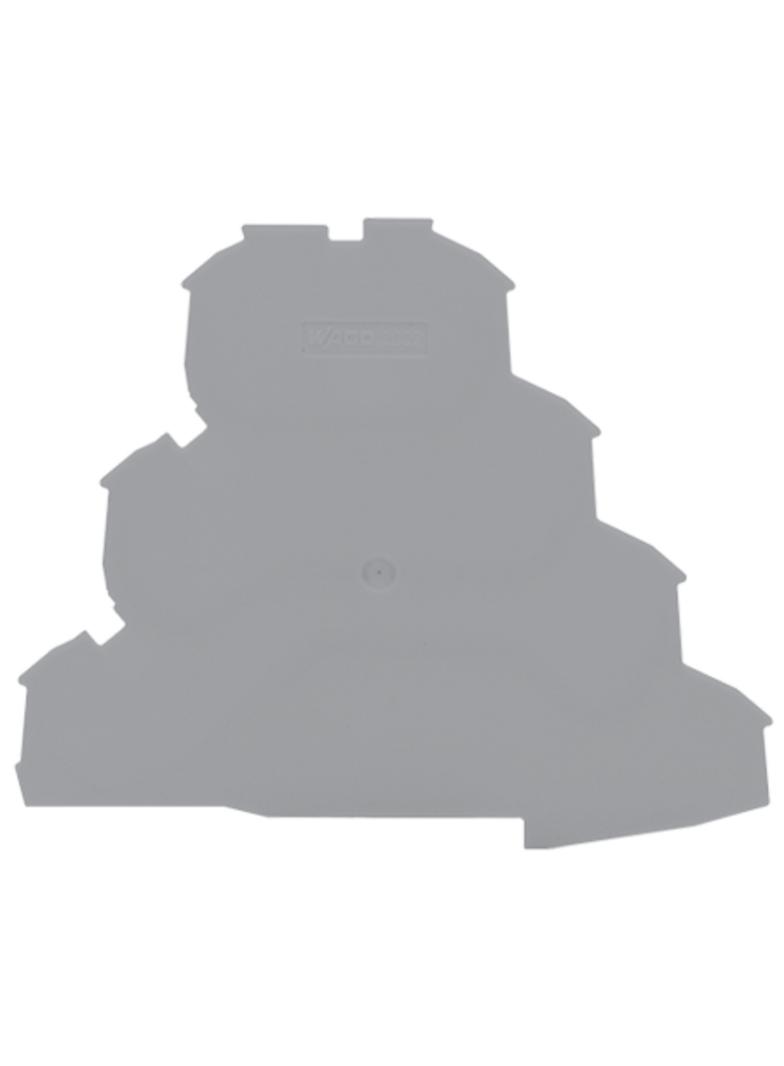 ścianka końcowa szara