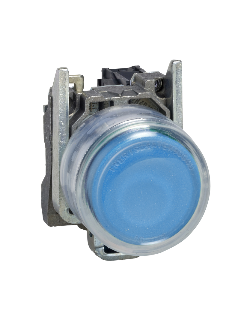 Harmony XB4 Przycisk niebieski O 22 samoczynny powrót 1 NO ATEX XB4BP61EX