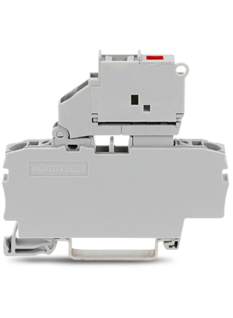 TOPJOBS złączka 2-przewodowa 2,5 mm2 bezpiecznikowa szara