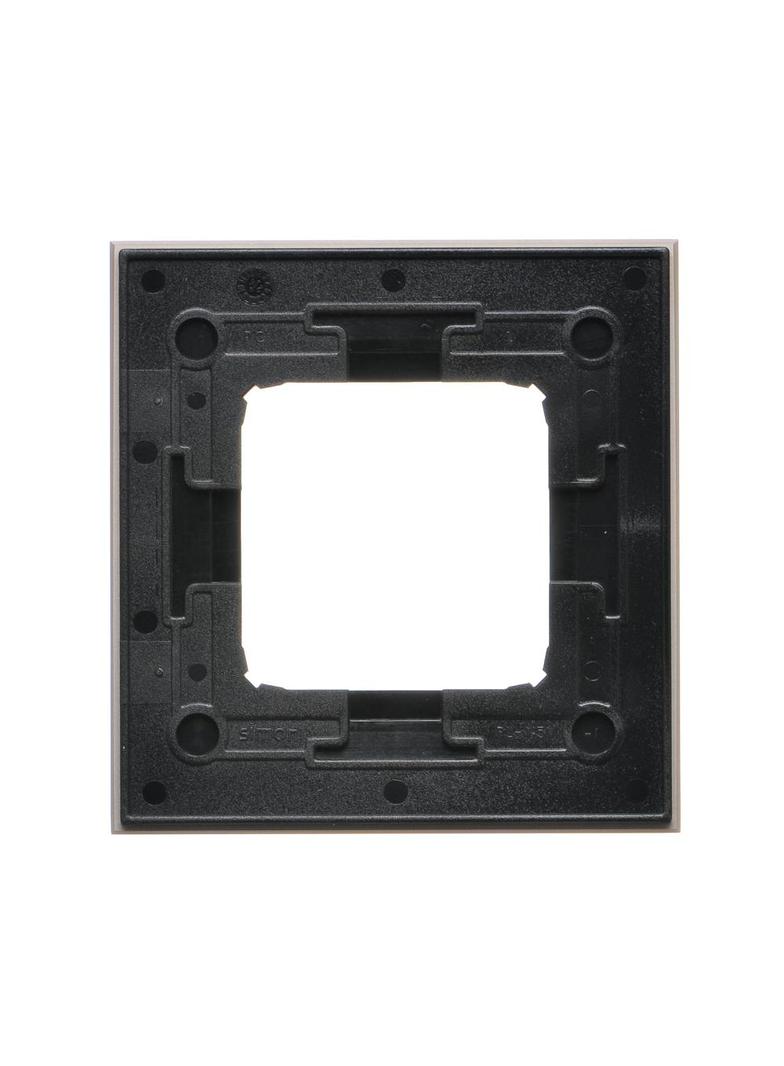 Simon 54 NATURE WMDZ-0110xS-081 Ramka 1-krotna Nature-Metal, SATYNOWA NOC, IP20/IP44. (IP44-należy z DRN1/81 KONTAKT