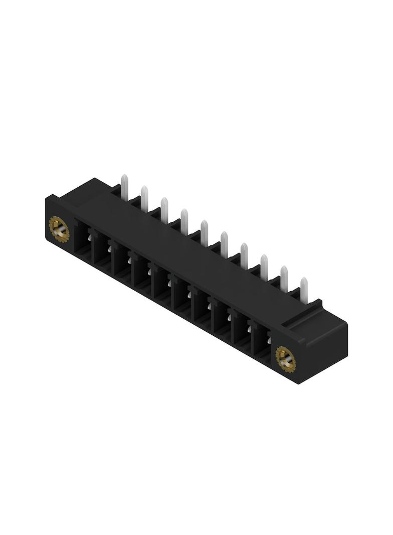 SC-SMT 3.81/10/270F 3.2SN BK BX Wtyki PCB (złącza płyty), 3.81 mm, Liczba biegunów: 10, kąt odejścia: 270° /50szt./ 1037080000 WEIDMÜLLER