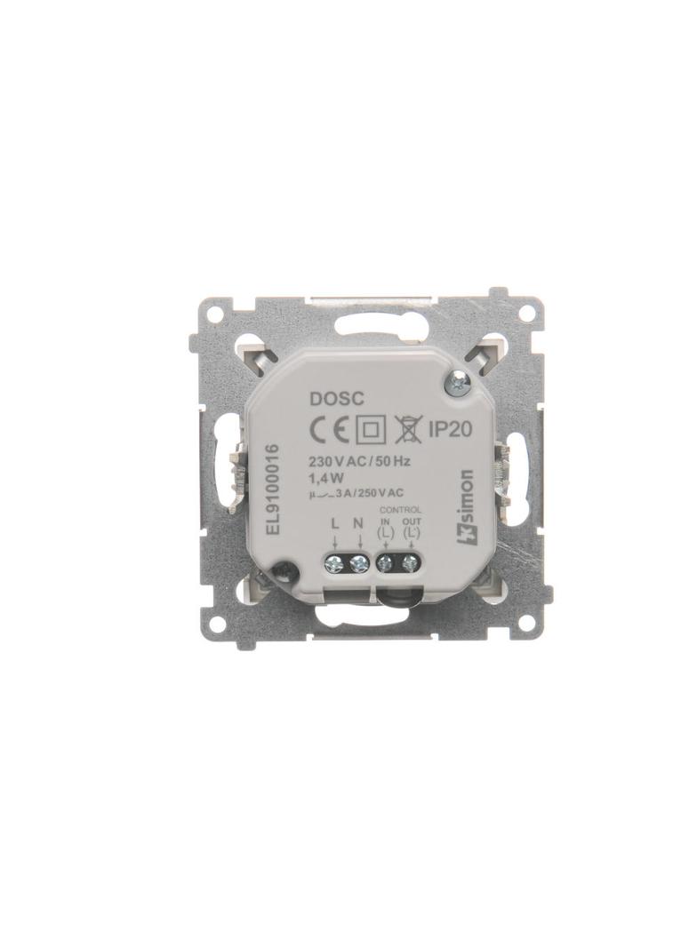 Simon 54 Oprawa oświetleniowa LED z czujnikiem ruchu 230 V AC 1.4 W białe ciepłe 3100 K złoty mat DOSC.01/44 KONTAKT