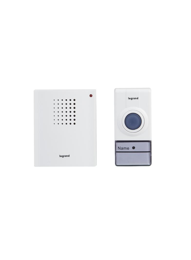Zestaw Dzwonkowy Bezprzewodowy Essential - Biały 094250 LEGRAND