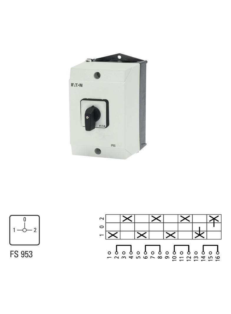 T3-4-8294/I2 Łącznik krzywkowy 32A 13kW 207193 EATON