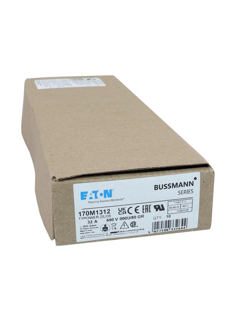 32A 690V IEC gR 000U/80 SQUARE BODY FUSE Wkładka szybka 32A AC 690V DIN 000 21x40x100 mm, 170M1312 E