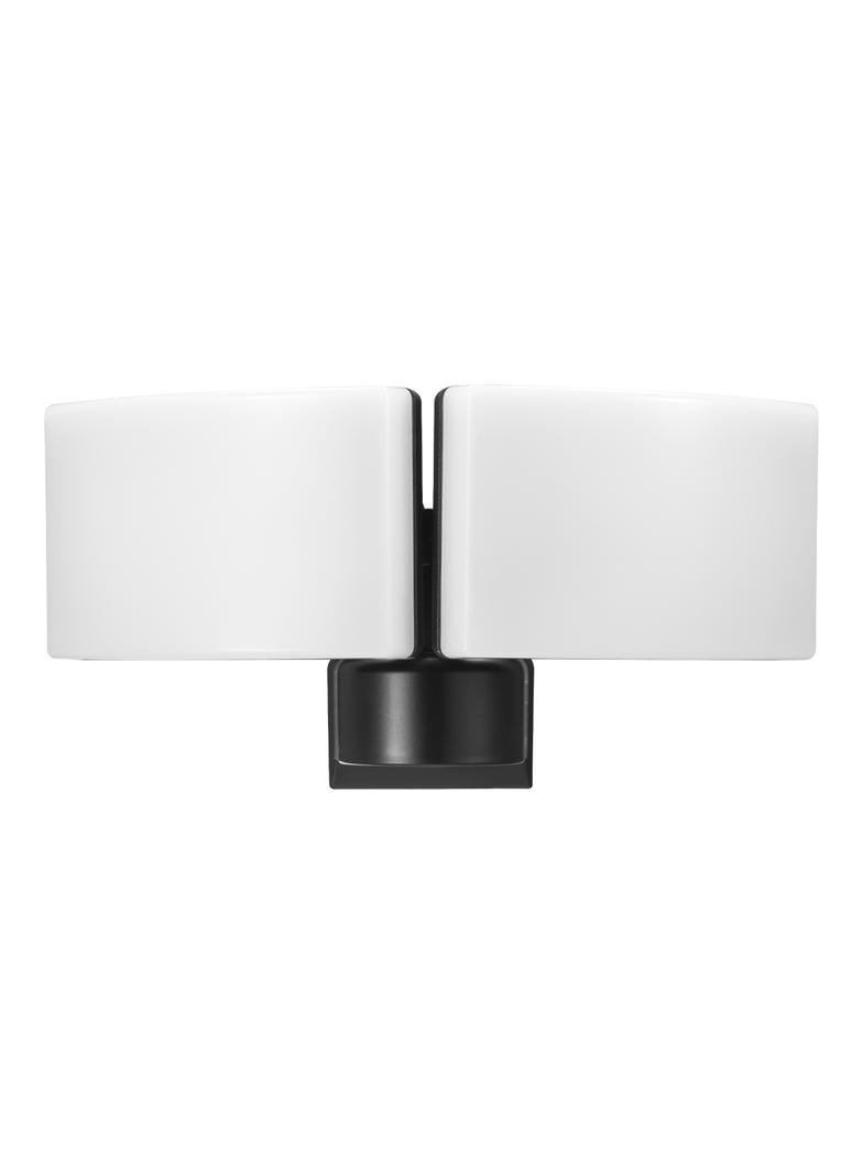 TOS DUO LED 2x20W podwójny naświetlacz ogrodowy, 2x1600lm, IP65, 4000K, PC, czarny