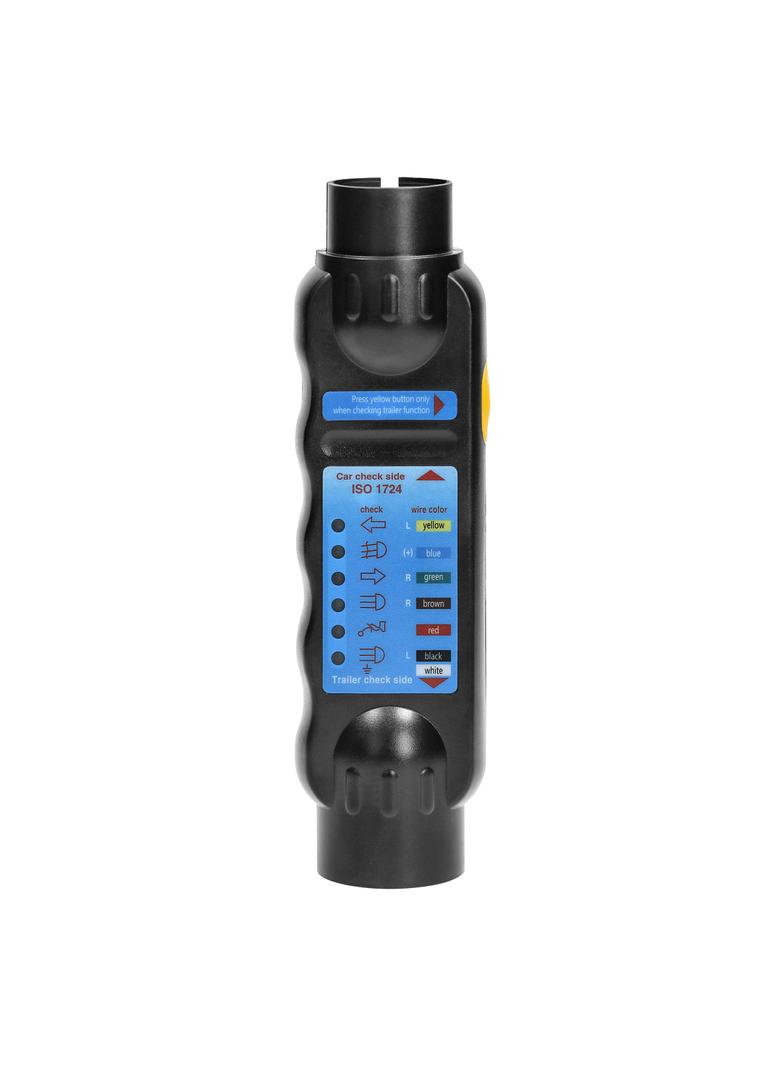Tester gniazda przyczepy +adaptery 13/7-pin,12/24V OR-AE-13231 ORNO