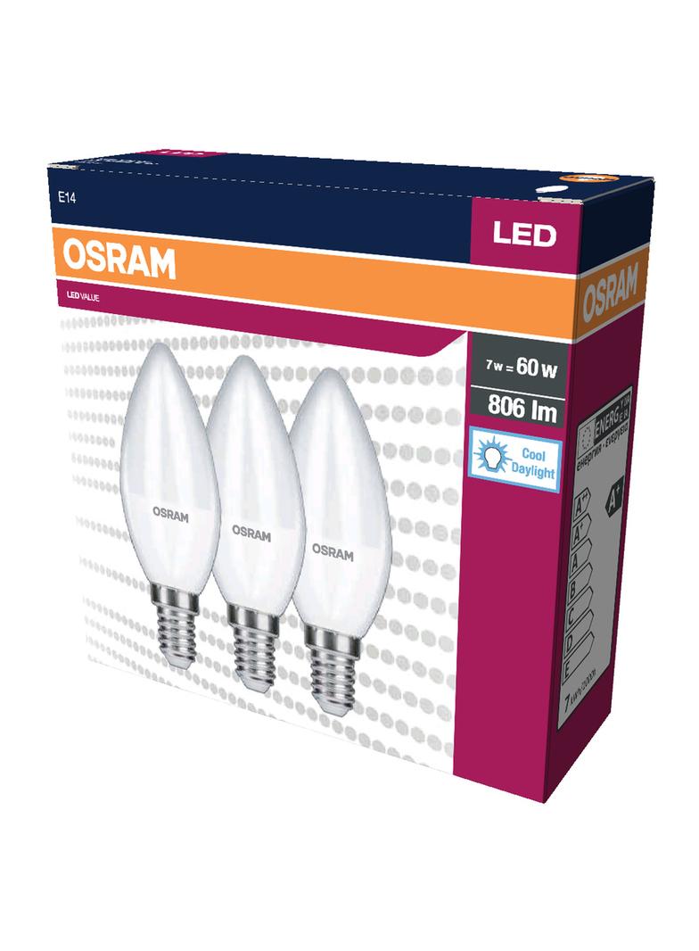 Lampa LED VALUE Classic B60 7W/865 230V plastik E14 FS3 OSRAM