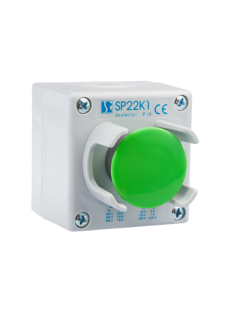 KASETA KOMPLETNA 1-OTWOROWA Z NAPĘDEM DZ I OSŁONKĄ 2 PRZEPUSTY M20