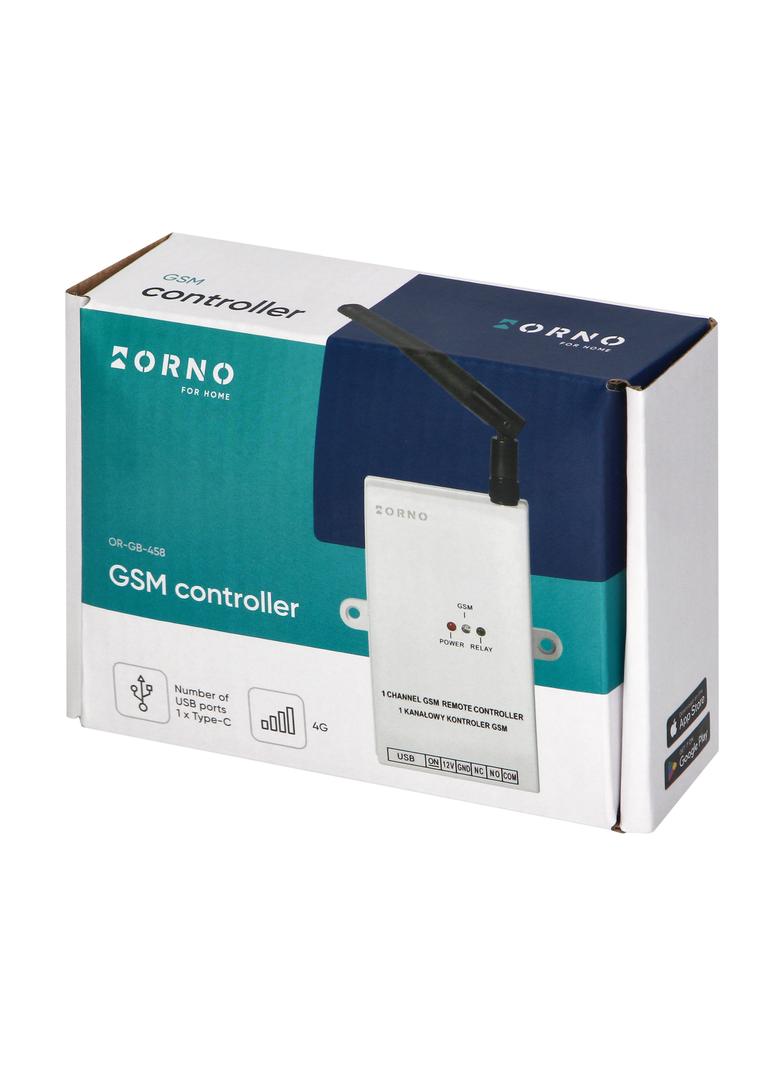 Kontroler GSM do sterowania bramą z wejsciem USB 4G OR-GB-458 ORNO