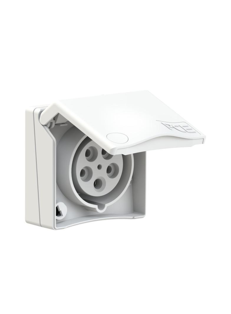 GNIAZDO ZABUDOWANE SERIA DESIGN IP44 gniazdo tablicowe 16A 3P+Z+N 400V 845-6v PCE