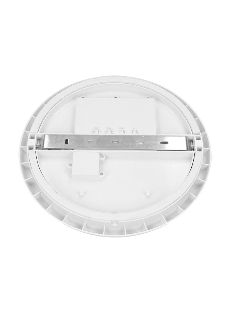 CERS LED 22W plafon z mikrofalowym czujnikiem ruchu 2000lm IP65 4000K poliwęglan mleczny biały AD-PL