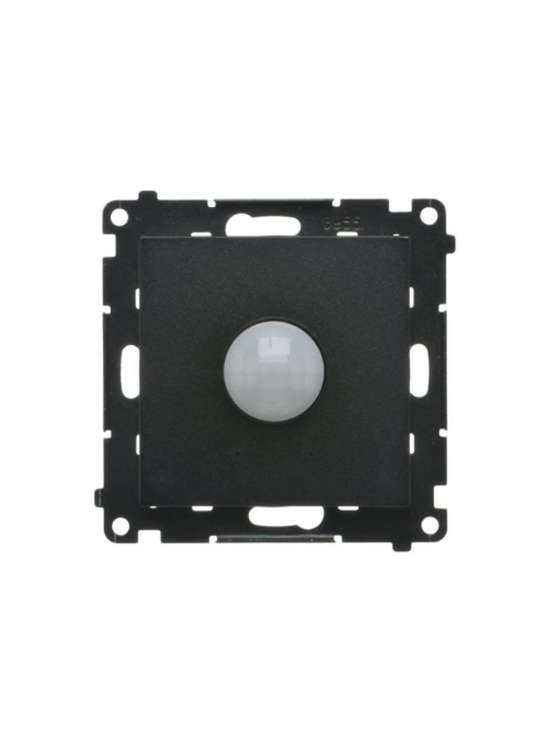 Simon 55 Elektroniczny łącznik hotelowy z podświetleniem LED Czarny mat