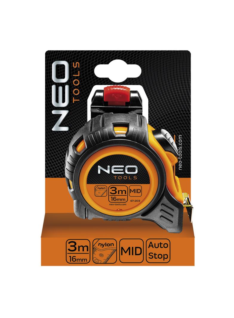 Miara zwijana stalowa 3 m x 16 mm, autostop, zaczep